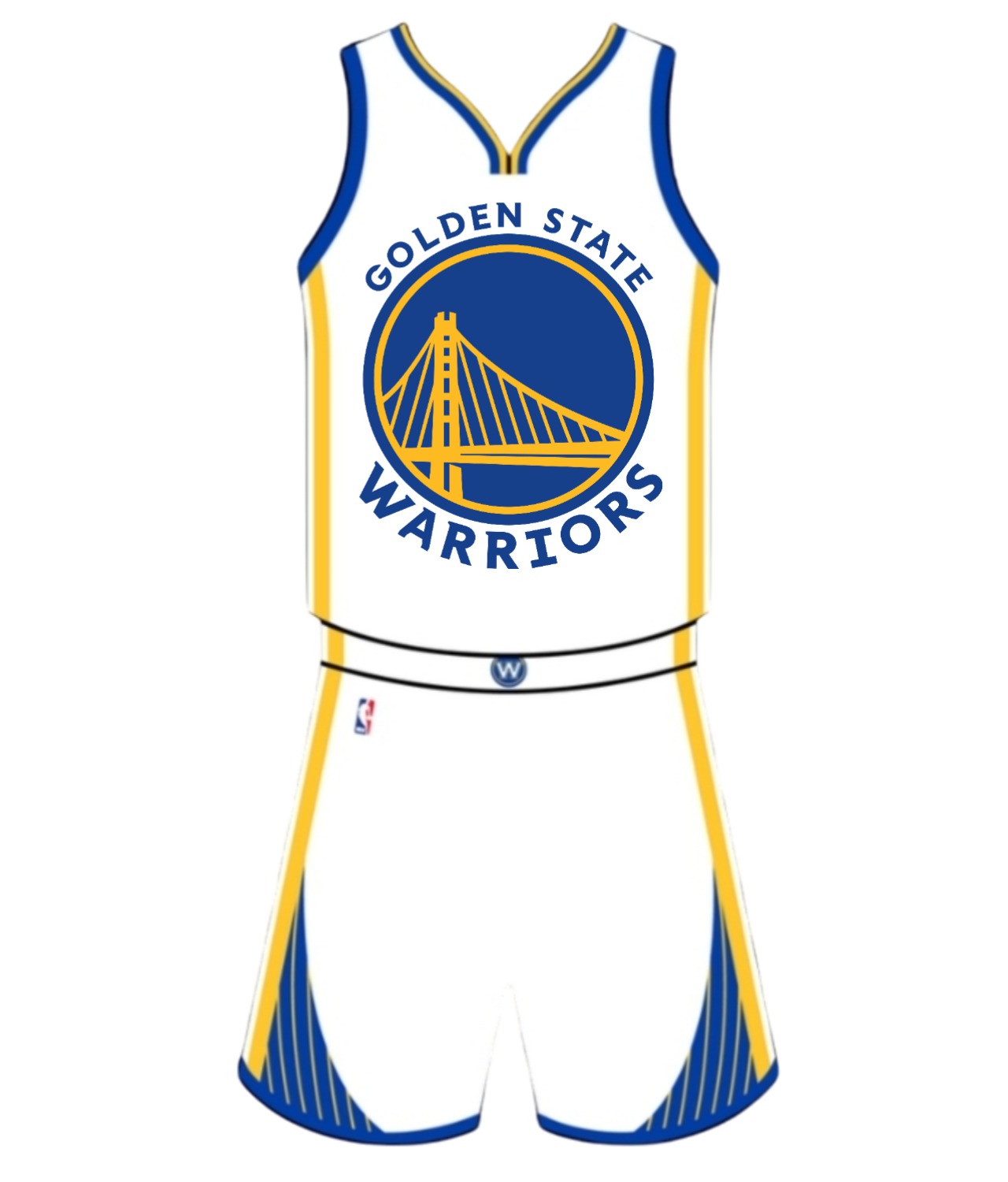 Uniforme Completo Golden State Warriors Blanco