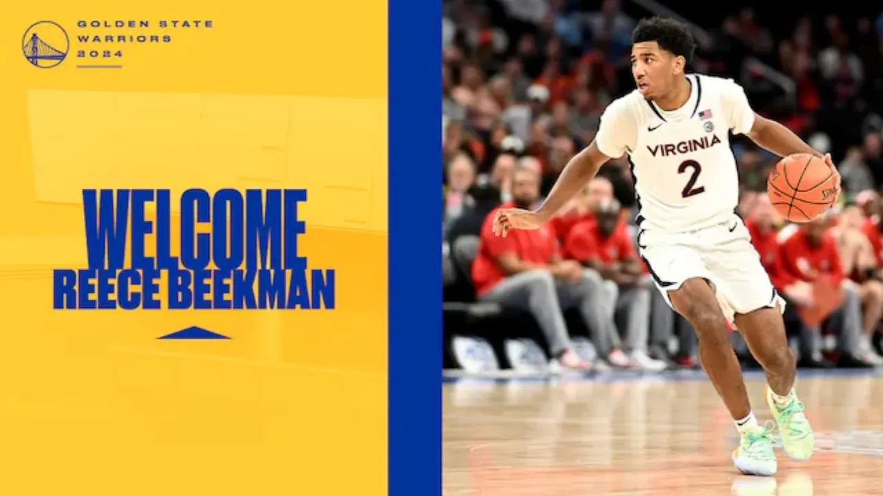 Los Warriors firman contrato bidireccional con el joven base de Virginia Reece Beekman