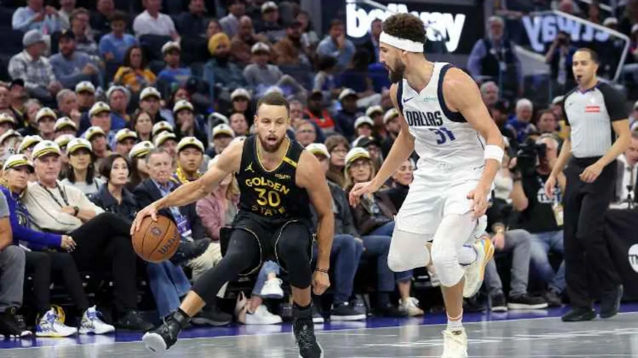 El show de Steph Curry ante Klay Thompson iluminó el estreno de la NBA Cup