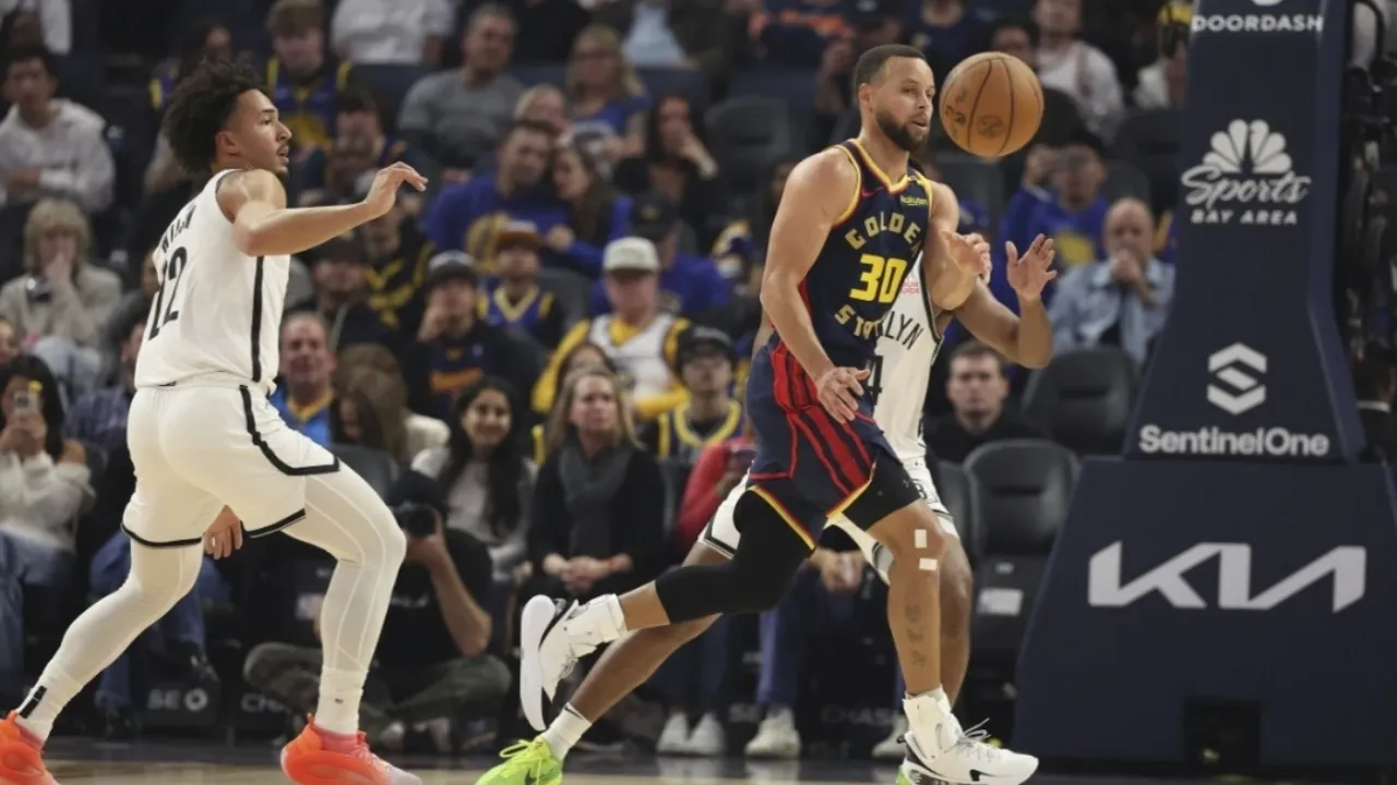 Los Warriors desperdicia ventaja de 18 puntos y caen derrotado 128-120 ante los Nets