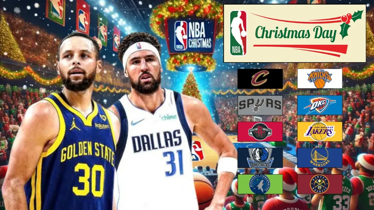 Los Warriors reciben a Klay Thompson y Mavericks en la cartelera del Día de Navidad de la NBA 2025