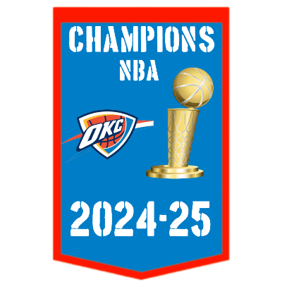 Oklahoma City Thunder NBA Champions 2024-25